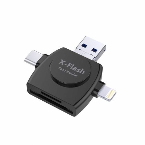 X Flash Drive 3.0 Multi Card Reader - Black