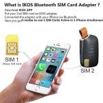 Ikos Bluetooth Dual SIM Adapter Compatible with iPhone