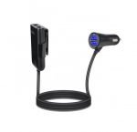 TD LTE Car Charger With Quick Charge 3.0 With four charging ports it has a suspension cord in the back passenger seat