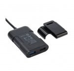 TD LTE Car Charger With Quick Charge 3.0 With four charging ports it has a suspension cord in the back passenger seat