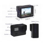 Camera 4K Sports Action Touch Screen WIFI 30m Water Resistant