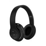 L150 Wireless Bluetooth Headset – Microphone – FM Radio – Memory Card Slot – Foldable Compatible with mobile and computer Black color