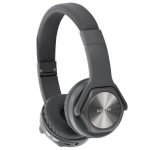 Karler Wireless Bluetooth Headset – Microphone – FM Radio – Memory Card Slot – Foldable Compatible with mobile and computer Gray Color
