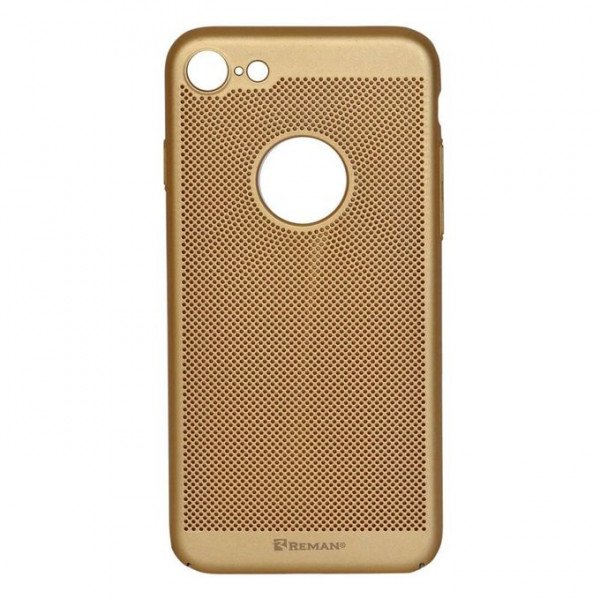 1-34-600x600 Reman Breathable Ultra Slim Case For iPhone 7 – Gold - الصورة 1