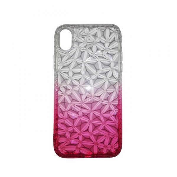 1-63-600x600 Slim Diamond Back Cover For Iphone XR - Pink - Image 1