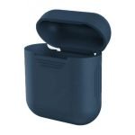 Silicone Protective Case for AirPods Dark Blue Color - Image 3