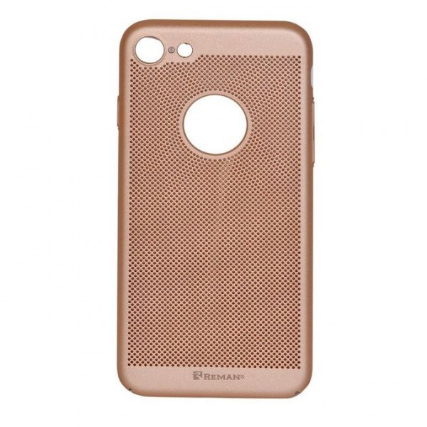 1-93-600x600 Reman Breathable Ultra Slim Case For IPhone 8 Rose Glod - Image 1