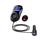 Fm Transmitter Car With Charger Car Mp3 Player for car hands free receiver Car Kit with Mic - TF Card - 2USB - for iPhone,iPad and Other Android Phones - BC30AQ