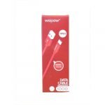 Wopow LT23 USB To Type-C Charge Cable 2.1A Fast Charge Stable Transmission 1m Data Line Aluminum Alloy Charging Interface Red Color