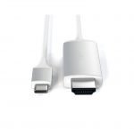 كابل HDMI & HDTV يشبك ويشحن مباشرة بدون اى اعدادات لجميع مدخلات USB-C بجودة 4k