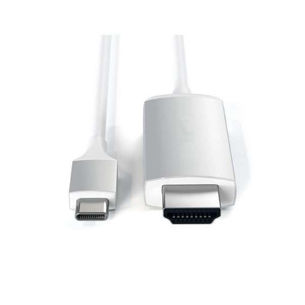 كابل HDMI & HDTV يشبك ويشحن مباشرة بدون اى اعدادات لجميع مدخلات USB-C بجودة 4k