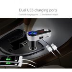 Fm Transmitter Car With Charger Car Mp3 Player With 2USB Charger & lighter - Image 7