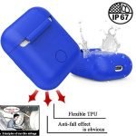 Silicone Protective Case for AirPods Blue Color - Image 3