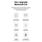 ⁦سماعات JOYROOM JR-T03s بلوتوث للايفون والاندرويد لون أبيض⁩ - الصورة ⁦6⁩