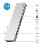 WIWU MacBook Pro Hub Adapter 7in1 for MacBook - Gray - Image 8