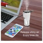 Air Humidifier for Car & Home Whith two USB ports to charge the mobile phone (The Product Packaging Is Only Damaged And The Product Is In Good Condition) - Image 4