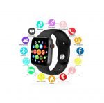⁦ساعة ذكية M3 شاشة كاملة تعمل باللمس - رسائل ومكالمات - متوافق مع نظامي Android و iOS لون أسود⁩ - الصورة ⁦4⁩