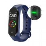 M4 Smart Watch Touch Screen Compatible with Android and iOS - blue - Image 3