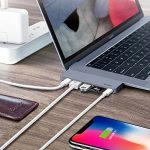 WIWU MacBook Pro Hub Adapter 7in1 for MacBook - Gray - Image 2