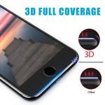 iPhone 7/8 Plus Privacy Screen Protector Anti Glare Anti Scratch - Black - Image 5