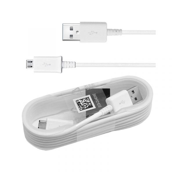 51epm8e6-5L._SL1000_-600x600 Samsung Micro-USB Cable 1.5m Charging and Data transfer white Color - Image 1