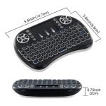 Mini keyboard and mouse and remote control with wireless backlit buttons - Image 2