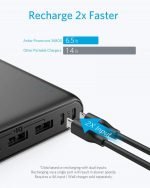 Anker Power Bank 26800mAh 3 USB Ports Power Core Quick Charge Technology Black Color - Image 10