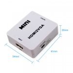 HDMI to VGA & Audio Converter 1080P for Computers, Laptops, & More - White - Image 3