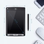 LCD Writing Tablet 8.5 Inch Doodle Pad Portable Electronic Writer Environmental Writing and Drawing Memo Board drawing and writing board with pen and one-click self-scanning Black Color - Image 8