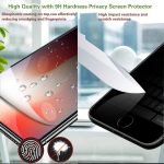 iPhone 7/8 Plus Privacy Screen Protector Anti Glare Anti Scratch - Black - Image 4