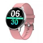 T4 Smart Watch Touch Screen Compatible with Android and iOS - Pink