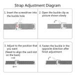 Metal Bracelet for Xiaomi 3 & Xiaomi 4 Watch Band Gold Color - Image 6