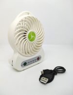 Portable Rechargeable Battery with Fan Lithium Battery - 1000mAh - Rechargeable 3 Speeds - Image 6