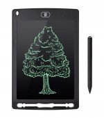 LCD Writing Tablet 8.5 Inch Doodle Pad Portable Electronic Writer Environmental Writing and Drawing Memo Board drawing and writing board with pen and one-click self-scanning Black Color
