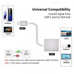 Type-C to VGA Adapter (Male to Female) Compatible for MacBook - Image 2