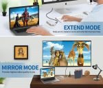 USB C to HDMI 4k Adaptor, Type C to VGA DVI HDMI & USB 3.0 Hub 4 in 1 - Image 4