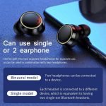 ⁦سماعات JOYROOM JR-T05 بلوتوث للايفون والاندرويد لون أسود⁩ - الصورة ⁦2⁩