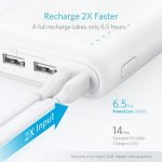 Anker Power Bank 26800mAh 3 USB Ports Power Core Quick Charge Technology White Color - Image 2