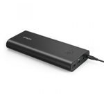 Anker Power Bank 26800mAh 3 USB Ports Power Core Plus & PowerPort+ 1 Quick Charge 2.0 Technology Black Color