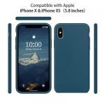 ⁦جراب خلفي لهاتف ابل ايفون اكس – ازرق⁩ - الصورة ⁦6⁩