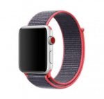 Bracelet Nylon 38mm For Apple Watch Electric Pink Color - Image 2