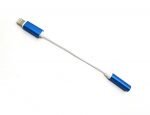 Lightning to 3.5mm Headphone Jack Adapter for iPhone Connector AUX Female Audio Blue