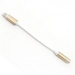 Lightning to 3.5mm Headphone Jack Adapter for iPhone Connector AUX Female Audio Gold