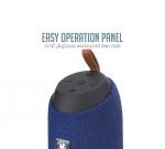 K37 Bluetooth Mini Portable Speaker With Calling – FM Radio – USB- Card Slot Compatible With All Devices Blue Color - Image 3