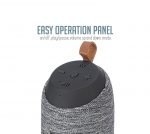 K37 Bluetooth Mini Portable Speaker With Calling – FM Radio – USB- Card Slot Compatible With All Devices Gray Color - Image 3