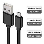 Samsung Micro-USB Cable 1.5m Charging and Data transfer Black Color - Image 3