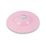 Silicone Bathtub Drain Plug Cover And Strainers - Pink
