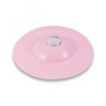 Silicone Bathtub Drain Plug Cover And Strainers - Pink