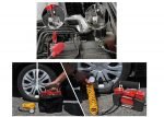 Air Compressors 2 cylinder for Car Tires, Bike Tires, Rubber Floater, Balls Works on Car Battery – AC 628A Red Color - Image 10