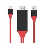 ⁦كابل HDMI & HDTV يشبك ويشحن مباشرة بدون اى اعدادات لجميع انظمة ابل 2 متر⁩ - الصورة ⁦2⁩